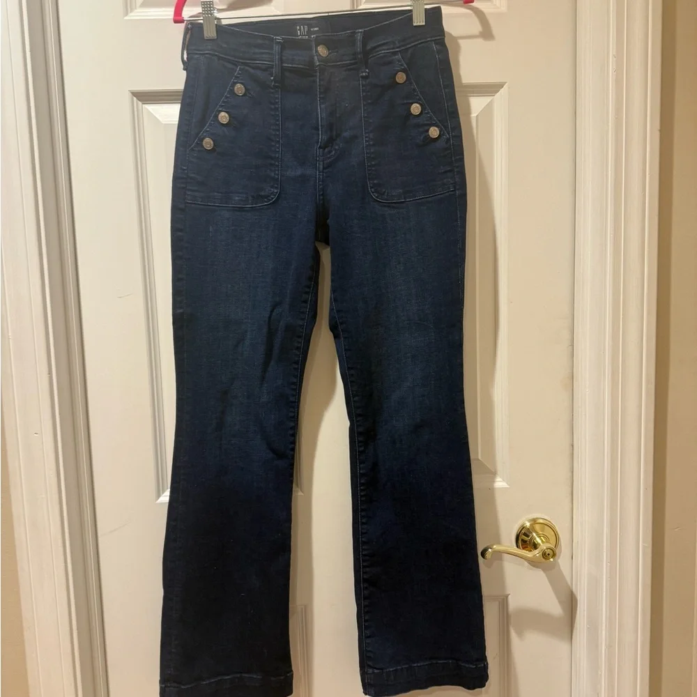 GAP baby boot jeans in 6/28 short - Picture 2 of 9